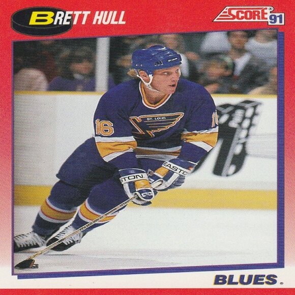 Brett Hull Hockey Card Collection - Picture 8 of 13